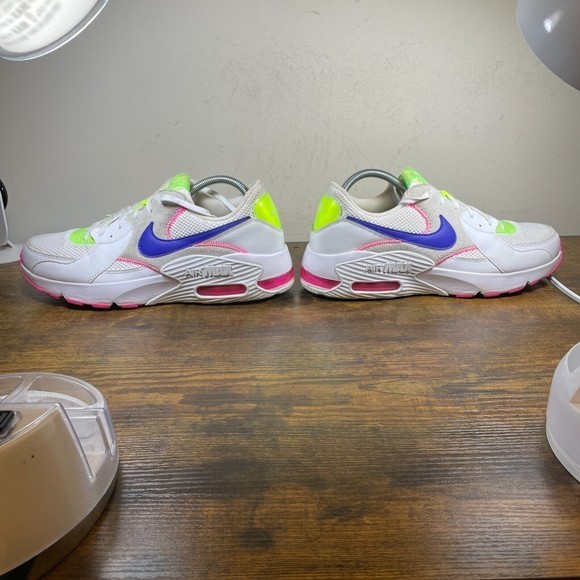 Nike Air Max Excee White Indigo Pink Women's Size 11 Shoes - Picture 4 of 8